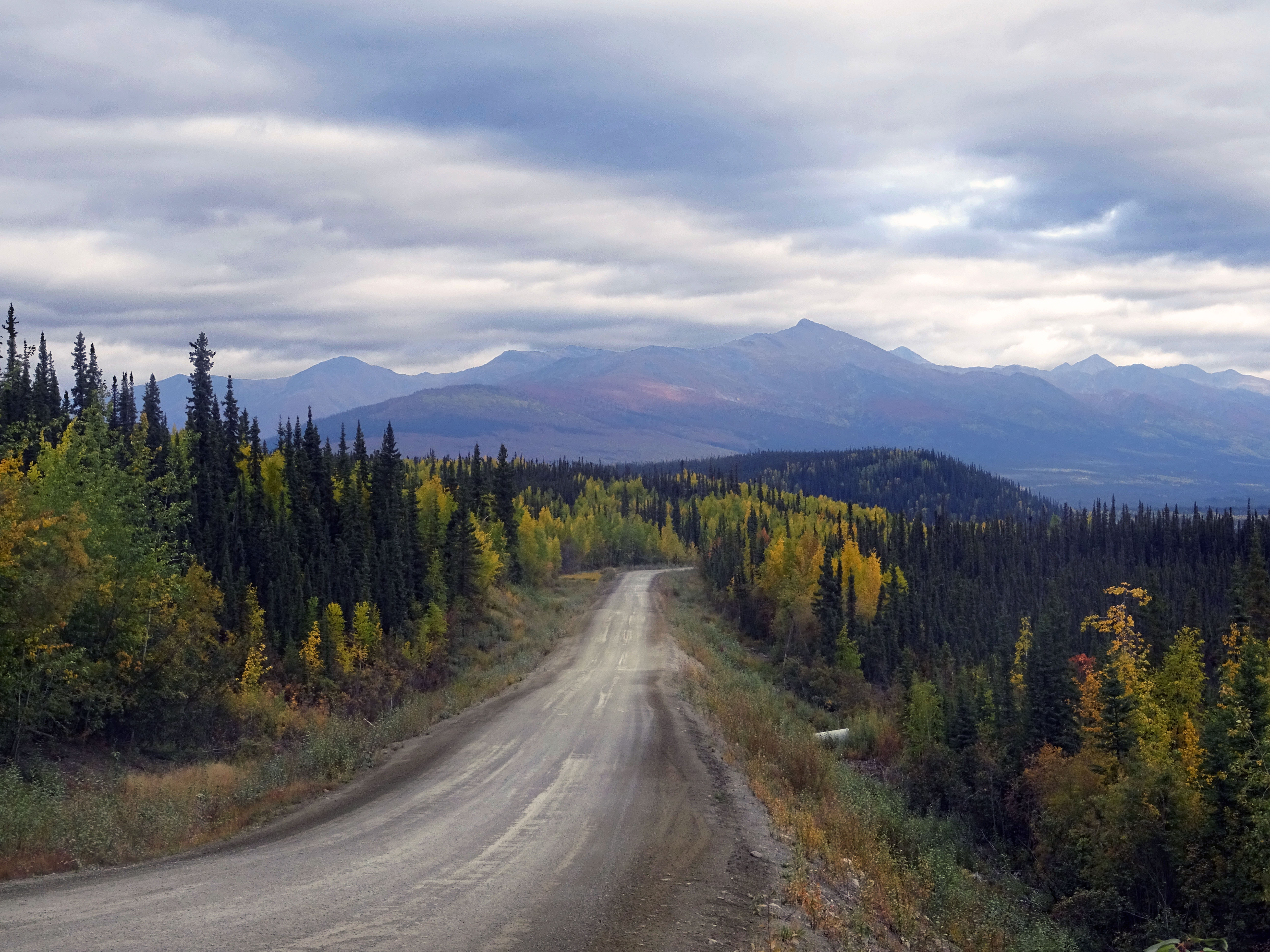 Road trip sur la Dempster Highway, Yukon, Canada